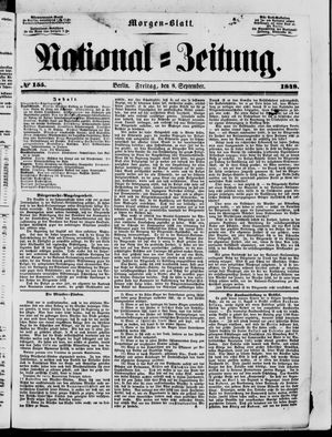Nationalzeitung vom 08.09.1848