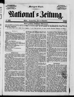 Nationalzeitung vom 14.09.1848
