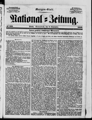 National-Zeitung vom 16.09.1848