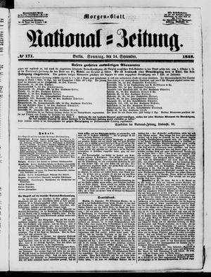 National-Zeitung vom 24.09.1848