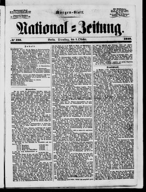 Nationalzeitung vom 03.10.1848