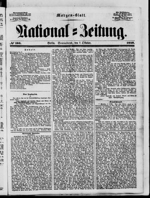 Nationalzeitung vom 07.10.1848