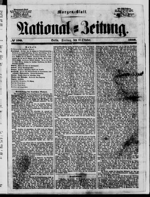 Nationalzeitung vom 13.10.1848