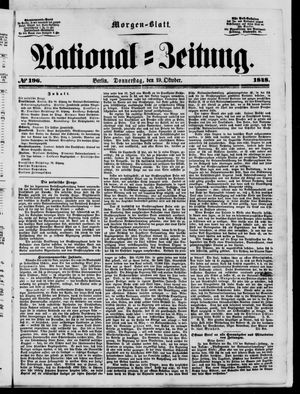 Nationalzeitung vom 19.10.1848