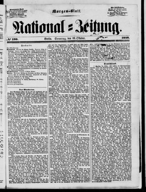 Nationalzeitung on Oct 22, 1848