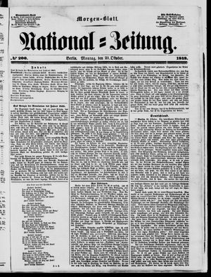 Nationalzeitung on Oct 23, 1848