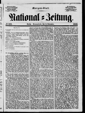Nationalzeitung on Nov 11, 1848