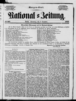 Nationalzeitung vom 03.12.1848