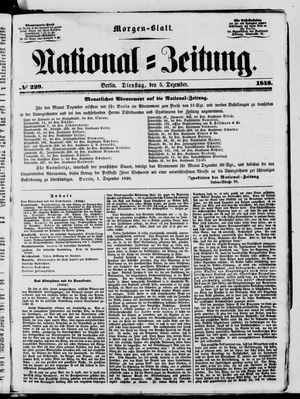 Nationalzeitung vom 05.12.1848