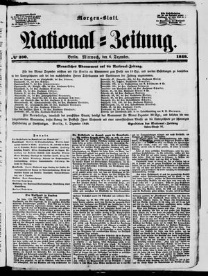 Nationalzeitung on Dec 6, 1848