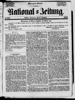 Nationalzeitung vom 10.12.1848