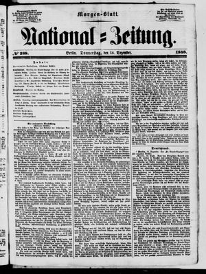 Nationalzeitung vom 14.12.1848