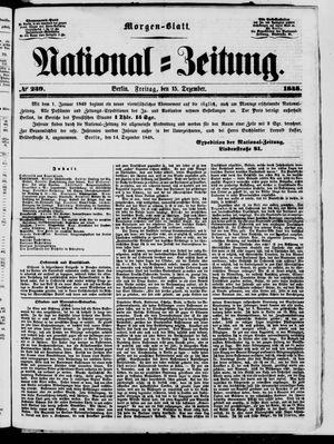Nationalzeitung on Dec 15, 1848