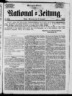 National-Zeitung vom 20.12.1848