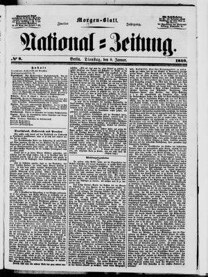 National-Zeitung vom 09.01.1849