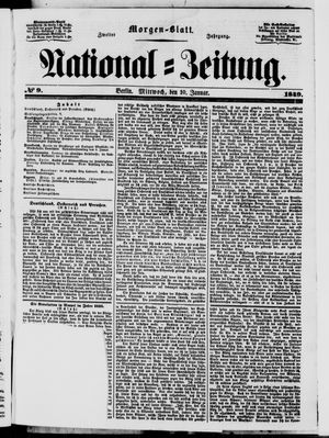 Nationalzeitung vom 10.01.1849