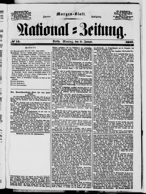 Nationalzeitung on Jan 15, 1849