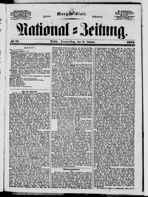 Nationalzeitung on Jan 18, 1849