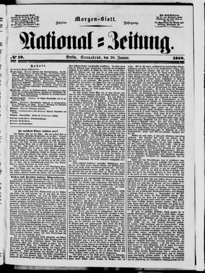 Nationalzeitung vom 20.01.1849