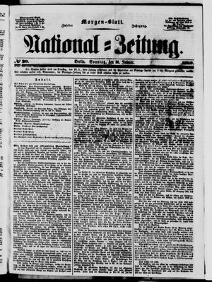 Nationalzeitung vom 21.01.1849