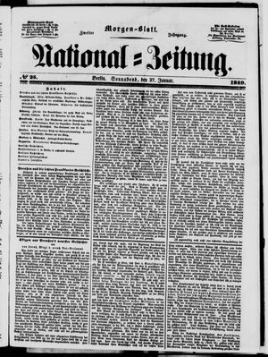 Nationalzeitung vom 27.01.1849
