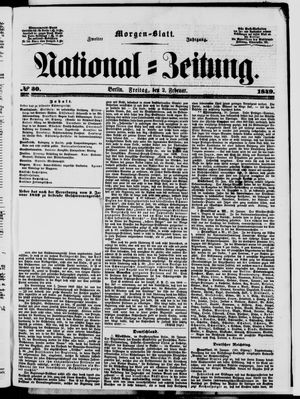 Nationalzeitung vom 02.02.1849