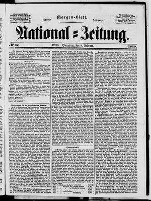 Nationalzeitung vom 04.02.1849