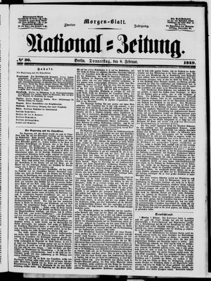 Nationalzeitung vom 08.02.1849