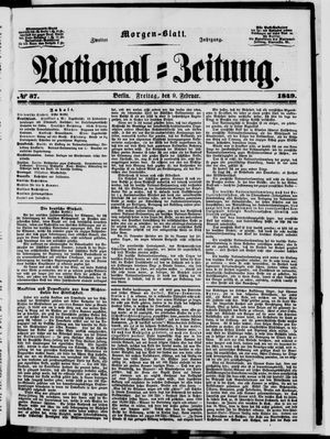 National-Zeitung vom 09.02.1849