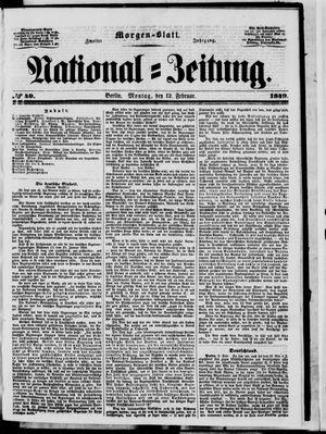 Nationalzeitung vom 12.02.1849