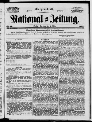 Nationalzeitung vom 02.03.1849