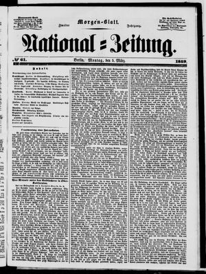 National-Zeitung vom 05.03.1849