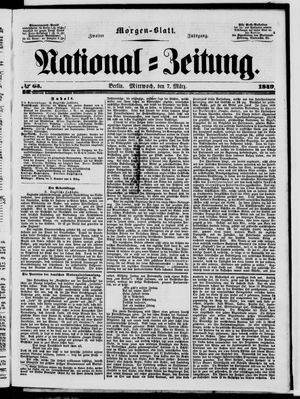 National-Zeitung vom 07.03.1849