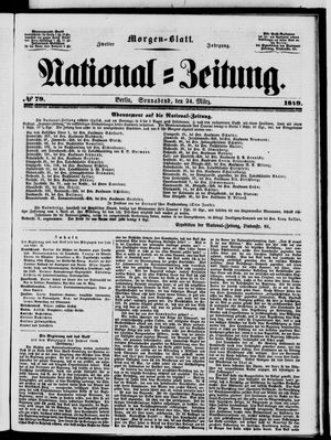 Nationalzeitung vom 24.03.1849