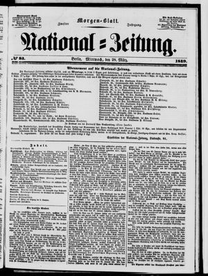 Nationalzeitung vom 28.03.1849