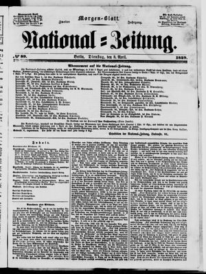 Nationalzeitung vom 03.04.1849