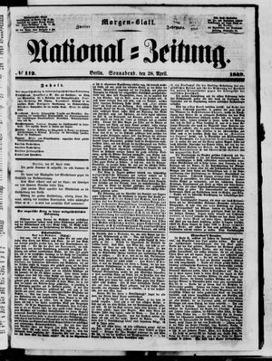 Nationalzeitung vom 28.04.1849
