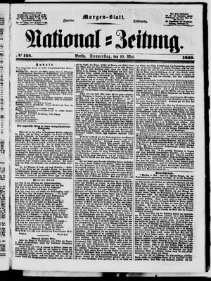 Nationalzeitung vom 10.05.1849