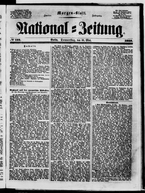 Nationalzeitung vom 31.05.1849