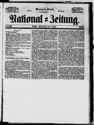 Nationalzeitung vom 06.06.1849