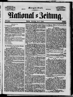 Nationalzeitung on Jun 8, 1849