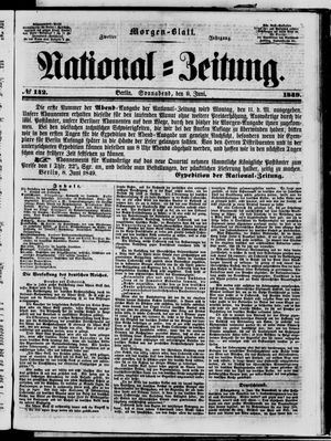 Nationalzeitung vom 09.06.1849