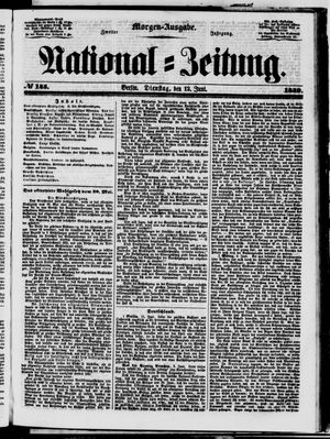 Nationalzeitung vom 12.06.1849