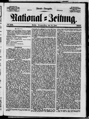 Nationalzeitung vom 14.06.1849