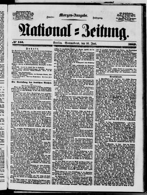 Nationalzeitung vom 16.06.1849