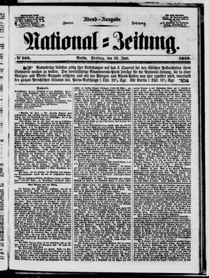Nationalzeitung vom 22.06.1849