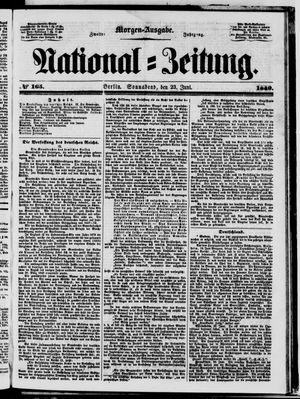 National-Zeitung vom 23.06.1849