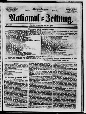 Nationalzeitung vom 24.06.1849