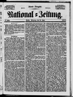 Nationalzeitung vom 25.06.1849