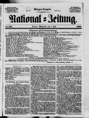 National-Zeitung vom 04.07.1849